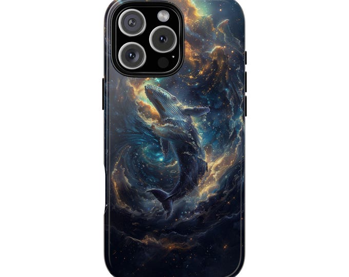Whale Celestial Universe Phone Case: iPhone, Galaxy, Pixel - Lifetime Warranty