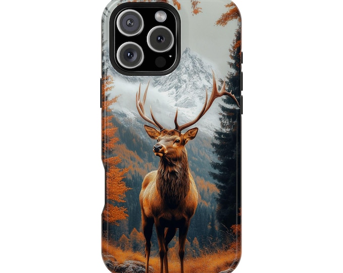 Deer Wilderness Stag Antlers Forest Phone Case: iPhone, Galaxy, Pixel - Lifetime Warranty