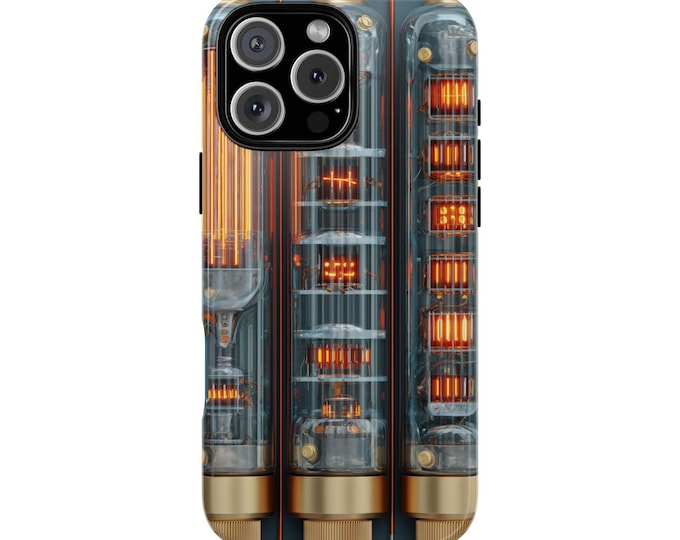 Retro Vacuum Tube Electric Aesthetic Phone Case: iPhone, Galaxy, Pixel - Lifetime Warranty