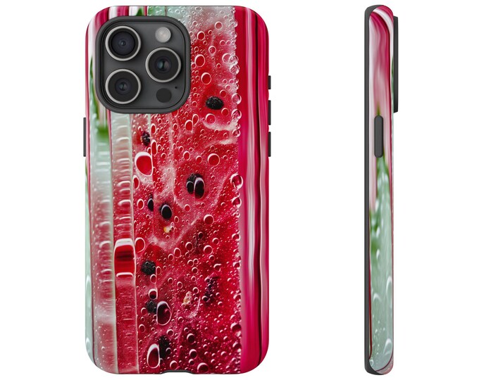 Watermelon Fruit Artwork Abstract Translucence Phone Case: iPhone, Galaxy, Pixel - Lifetime Warranty