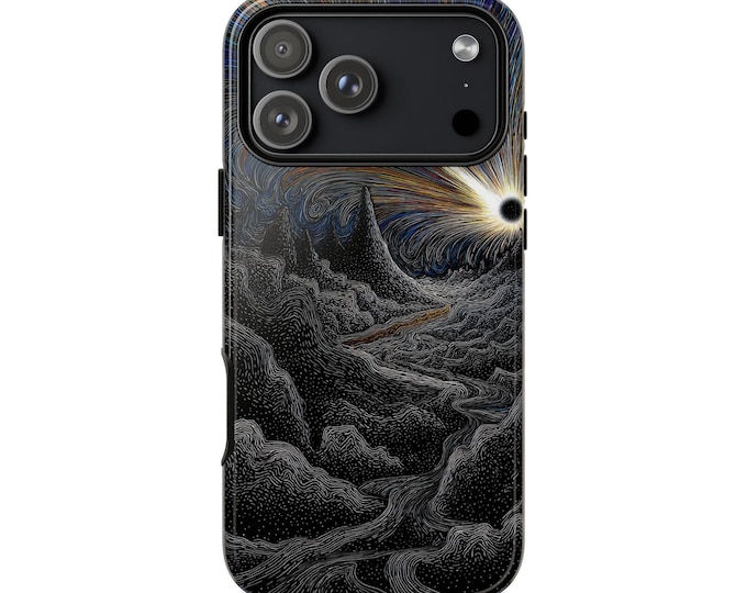 Endless Outer Space Minimalist Art Phone Case: iPhone, Galaxy, Pixel - Lifetime Warranty