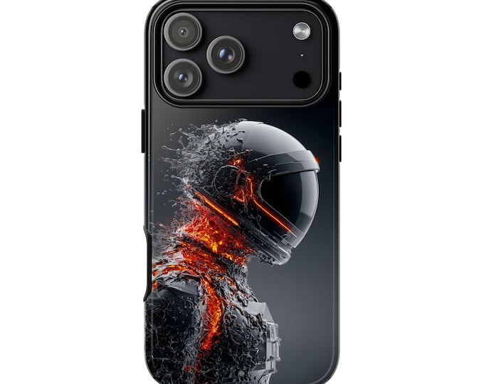 Astronaut Molten Cosmic Ember Phone Case: iPhone, Galaxy, Pixel - Lifetime Warranty