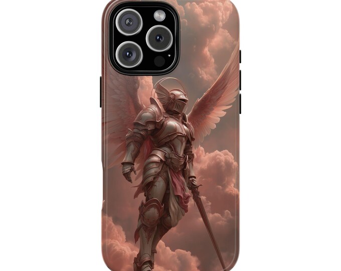 Warrior Archangel Knight Armor Wings Phone Case: iPhone, Galaxy, Pixel - Lifetime Warranty