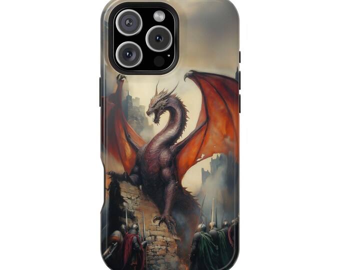 Drakvyrn the Dragon Purple Knights Clash Phone Case: iPhone, Galaxy, Pixel - Lifetime Warranty