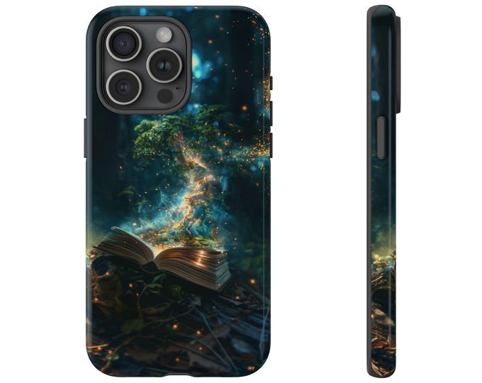 Open Book Adventure Story Popping Out Phone Case: iPhone, Galaxy, Pixel - Lifetime Warranty