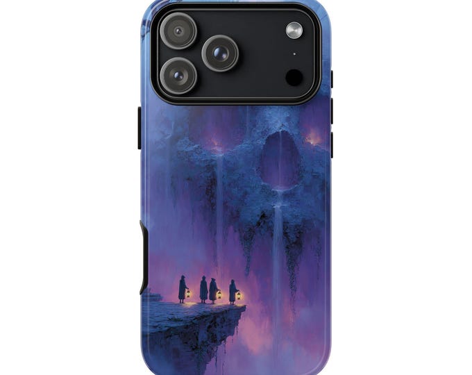 Purple Twilight Skull Lantern Explorers Phone Case: iPhone, Galaxy, Pixel - Lifetime Warranty
