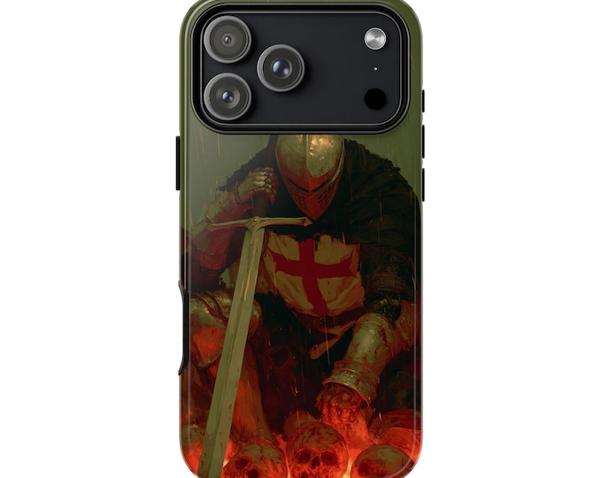 Valiant Knight Skulls Remnants Phone Case: iPhone, Galaxy, Pixel - Lifetime Warranty