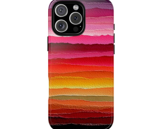 Gradient Pastel Colorful Pink Orange Phone Case: iPhone, Galaxy, Pixel - Lifetime Warranty