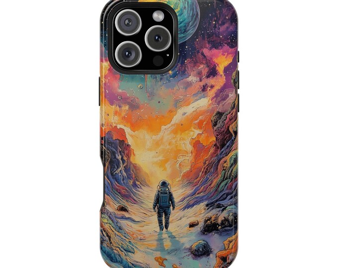 Cosmic Astronaut Alien Planet Odyssey Dreamscape Phone Case: iPhone, Galaxy, Pixel - Lifetime Warranty