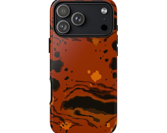 Terra Cotta Rustic Amber Phone Case: iPhone, Galaxy, Pixel - Lifetime Warranty