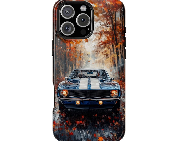 1969 Classic Muscle Car Autumn Drive Phone Case: iPhone, Galaxy, Pixel - Lifetime Warranty