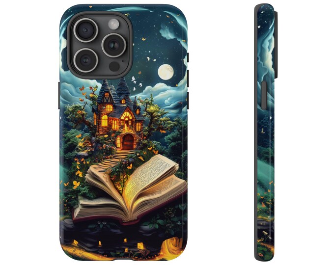 Fantasy Storybook Village Phone Case: iPhone, Galaxy, Pixel - Magsafe Wireless Charging
