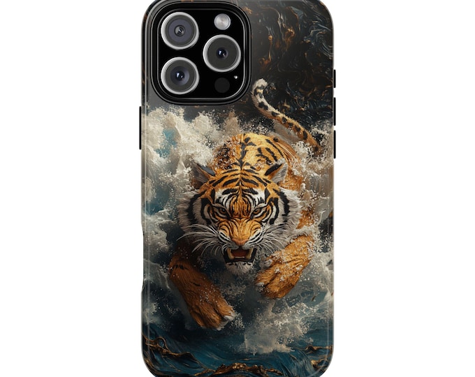 Bengal Tiger Fierce Daoist Art Phone Case: iPhone, Galaxy, Pixel - Lifetime Warranty