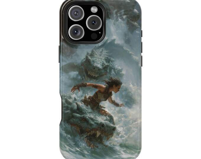 Amazon Girl River Monster Crocodile Phone Case: iPhone, Galaxy, Pixel - Lifetime Warranty