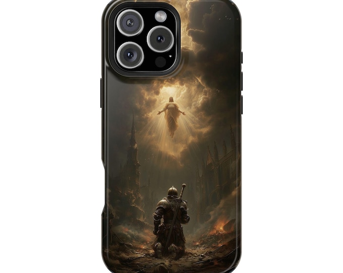 Righteous Knight Before Jesus Christ Phone Case: iPhone, Galaxy, Pixel - Lifetime Warranty