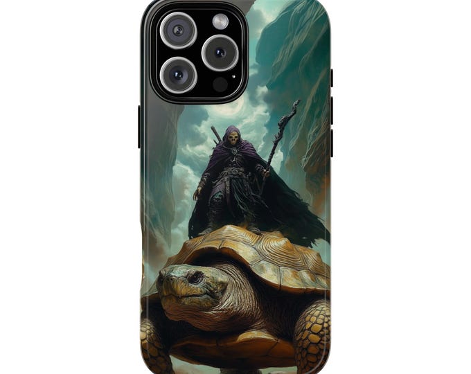 Epic Skull Warrior Tortoise Phone Case: iPhone, Galaxy, Pixel - Lifetime Warranty