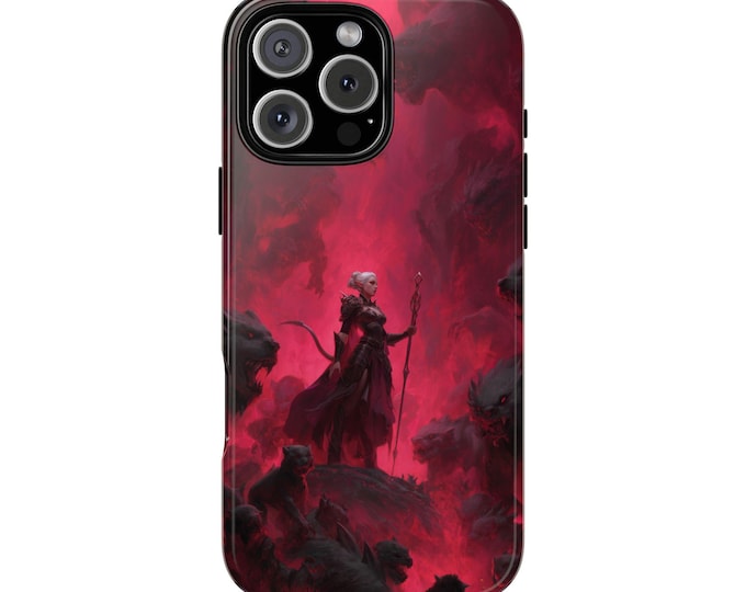 Crimson Queen Hellscape Demons Phone Case: iPhone, Galaxy, Pixel - Lifetime Warranty