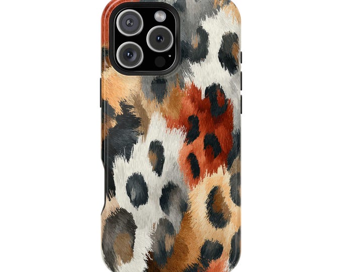Leopard Spots Animal Safari Skin Phone Case: iPhone, Galaxy, Pixel - Lifetime Warranty