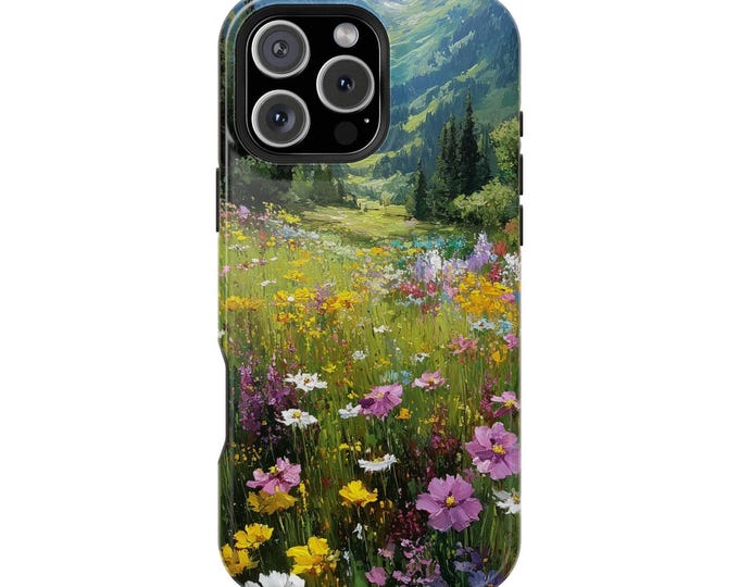 Wildflower Mountain Meadow Flowers Phone Case for iPhone | Samsung Galaxy | Google Pixel