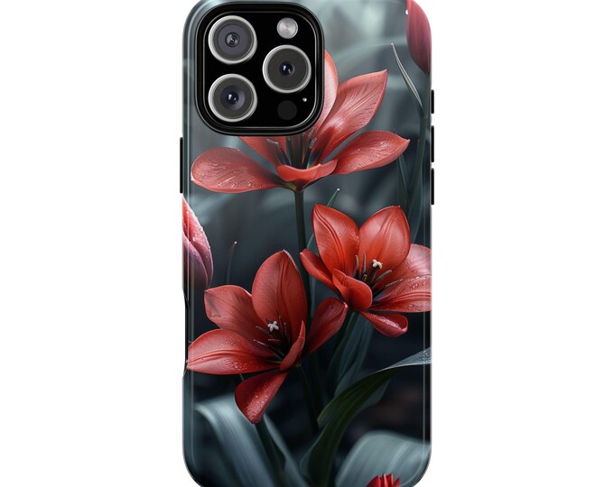 Tropical Tulip Pink Flower Floral Phone Case for iPhone | Samsung Galaxy | Google Pixel