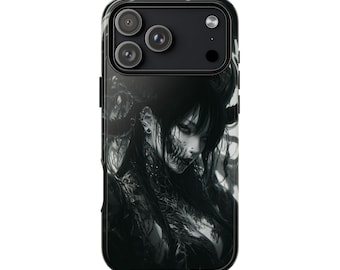 iPhone | Galaxy | Pixel - Phone Ink Case - Eternal Beneath Anime Gothic Dark Girl | Lifetime Warranty