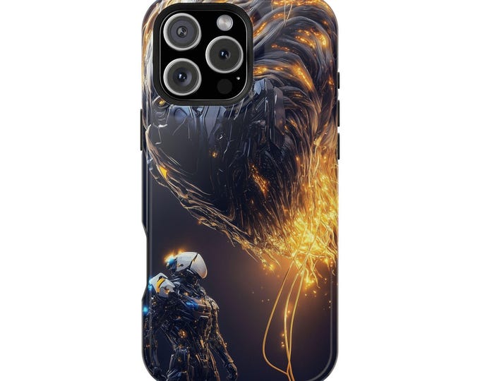 Neural Cyborg Robot Mind Tech Phone Case: iPhone, Galaxy, Pixel - Lifetime Warranty