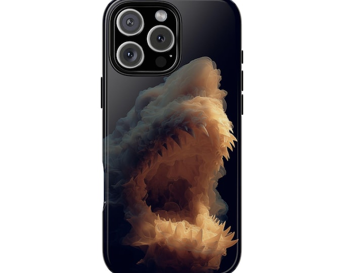 Abstract Shark Dust Sharp Teeth Phone Case: iPhone, Galaxy, Pixel - Lifetime Warranty