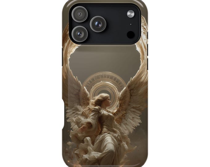 Guardian Angel Celestial Wings Phone Case: iPhone, Galaxy, Pixel - Lifetime Warranty