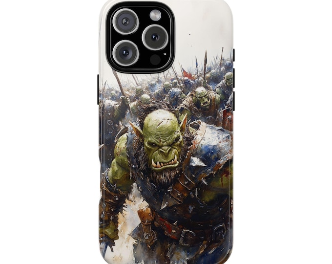 Orc Horde Battlefield Army Battle Phone Case: iPhone, Galaxy, Pixel - Lifetime Warranty