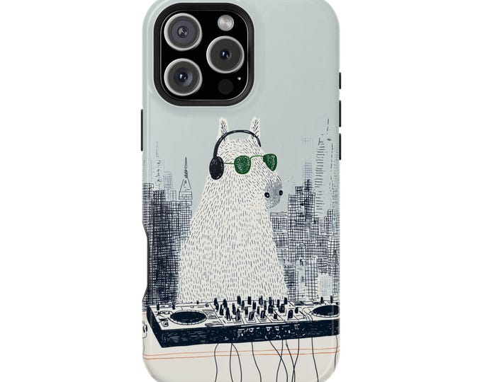 Capybara DJ Cool Sunglasses Phone Case: iPhone, Galaxy, Pixel - Lifetime Warranty