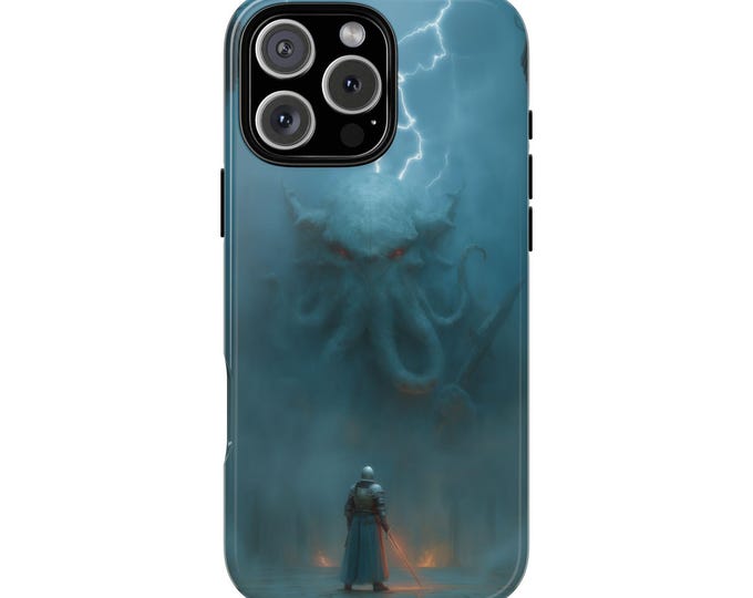 Armored Warrior Tentacle Octopus Demon Phone Case: iPhone, Galaxy, Pixel - Lifetime Warranty
