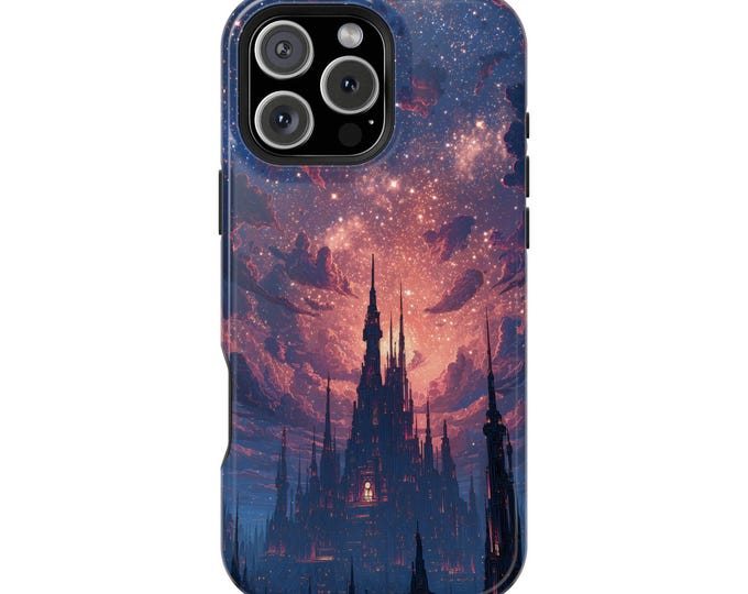Ancient City Towering Spires Aesthetic Phone Case: iPhone, Galaxy, Pixel - Lifetime Warranty