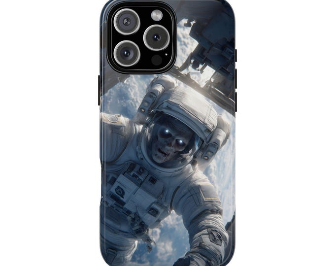 Zombie Astronaut Deep Space Walk Phone Case: iPhone, Galaxy, Pixel - Lifetime Warranty