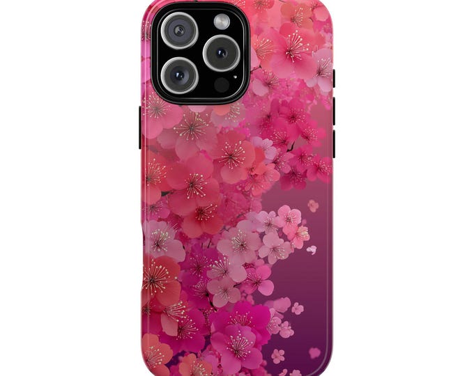 Pink Delicate Flowers Sakura Cherry Blossoms Phone Case for iPhone | Samsung Galaxy | Google Pixel
