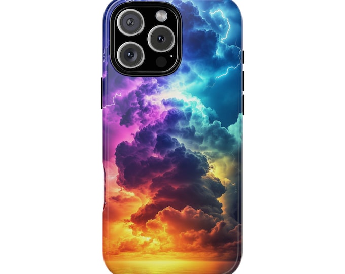 Vibrant Sky Colorful Storm Clouds Phone Case: iPhone, Galaxy, Pixel - Lifetime Warranty