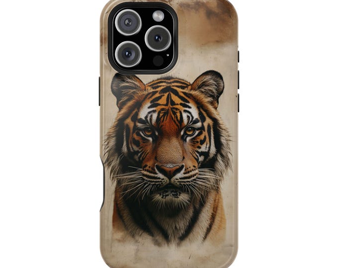 Caspian Tiger Vintage Photograph Phone Case: iPhone, Galaxy, Pixel - Lifetime Warranty