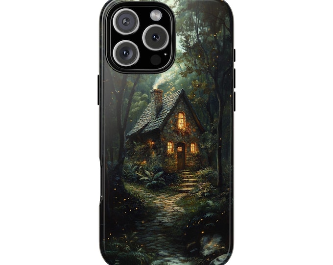 Cottage Mystical Forest Cottagecore Cabin Phone Case: iPhone, Galaxy, Pixel - Lifetime Warranty