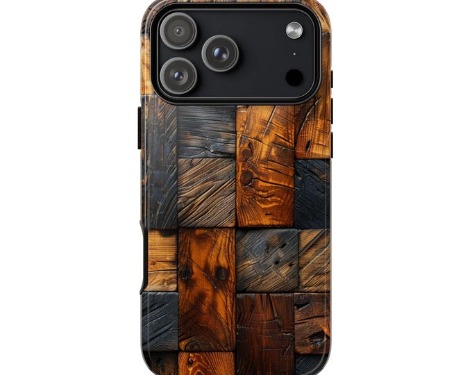 Rustic Wood Pattern Phone Case for Galaxy, iPhone, Pixel - Tough Cover