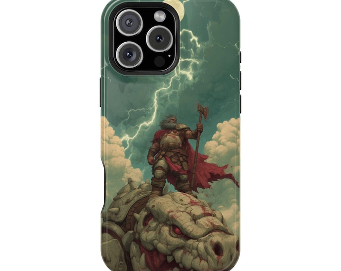 Korvak Stoneblood the Dragon Slayer Phone Case: iPhone, Galaxy, Pixel - Lifetime Warranty