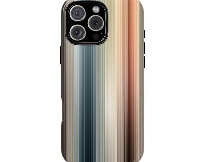 Gradient Vertical Line Blue Red Streaks Phone Case: iPhone, Galaxy, Pixel - Lifetime Warranty