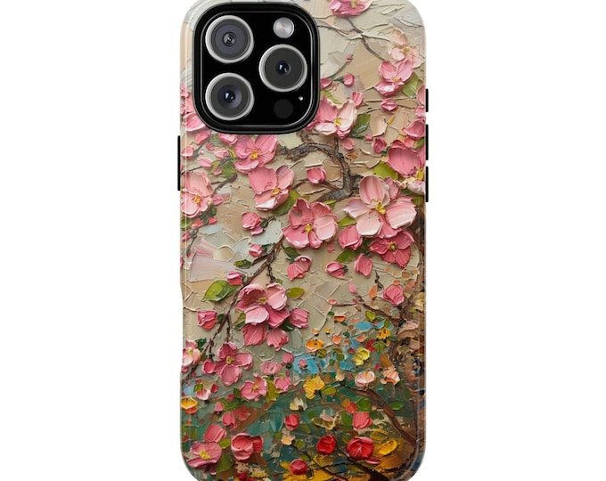 Pink Pastel Sakura Cherry Blossom Tree Phone Case: iPhone, Galaxy, Pixel - Lifetime Warranty