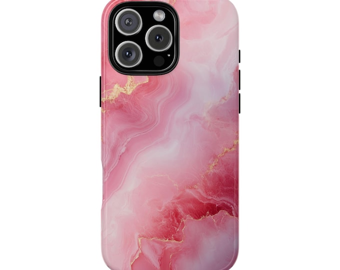 Soft Pink Light Rose Golden Marble Phone Case: iPhone, Galaxy, Pixel - Lifetime Warranty