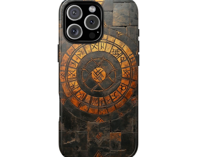Ancient Vegvisir Viking Compass Rune Phone Case: iPhone, Galaxy, Pixel - Lifetime Warranty