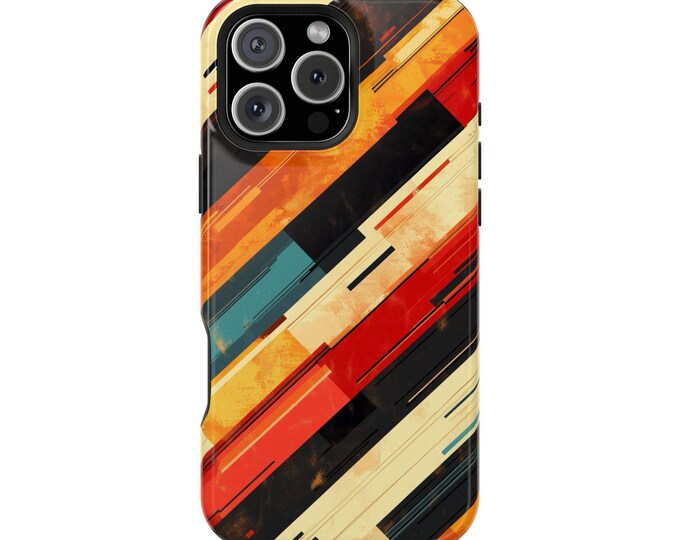 Geometric Digital Aesthetic Art Pattern Phone Case: iPhone, Galaxy, Pixel - Lifetime Warranty