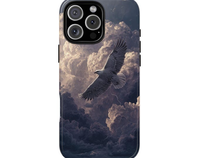 Thunderbird Eagle Stormy Clouds Bird Phone Case: iPhone, Galaxy, Pixel - Lifetime Warranty