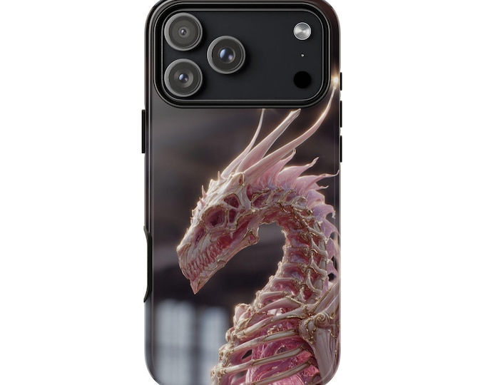 Dragon Crystalline Skeleton Phone Case: iPhone, Galaxy, Pixel - Lifetime Warranty