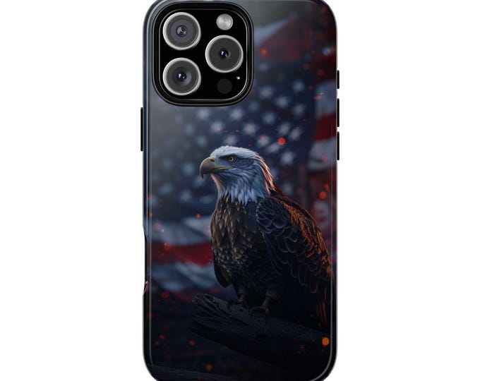 Bald Eagle USA American Patriot America Phone Case: iPhone, Galaxy, Pixel - Lifetime Warranty