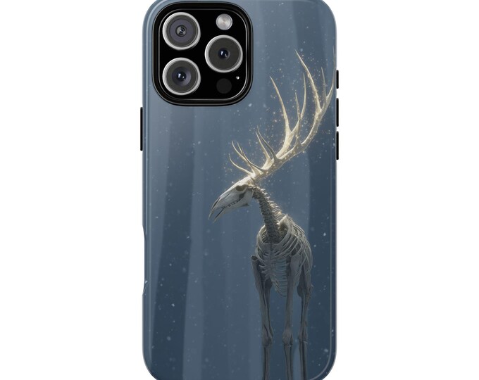 Skeletal Deer Nightmare Horror Forest Phone Case: iPhone, Galaxy, Pixel - Lifetime Warranty