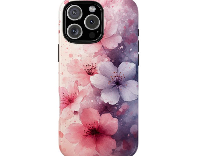 Dreamy Floral Cascade Pastel Watercolor Phone Case for iPhone | Samsung Galaxy | Google Pixel