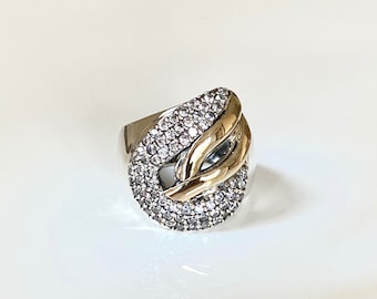Sterling Silver & 14k Yellow Gold Lightme Ring